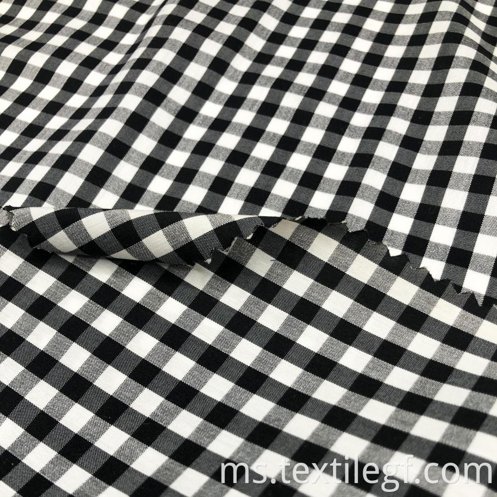 Plaid Pattern Poplin Fabric